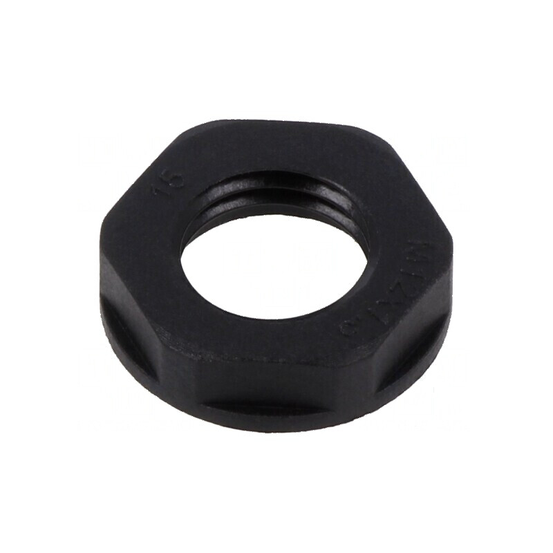 Piuliță M12 poliamidă neagră 18mm, filet metric 1,5 | Electronic-mag.ro | Componente Electronice Piuliță M12 poliamidă neagră 18mm, filet metric 1,5 | Electronic-mag.ro | Componente Electronice
