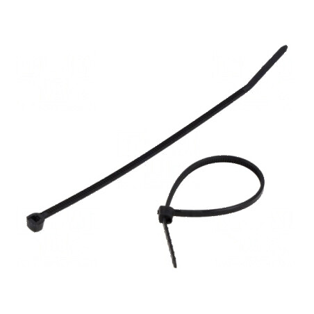 Colier de strângere negru L: 111mm W: 2,4mm 80N UL94V-2 | Electronic-mag.ro | Componente Electronice