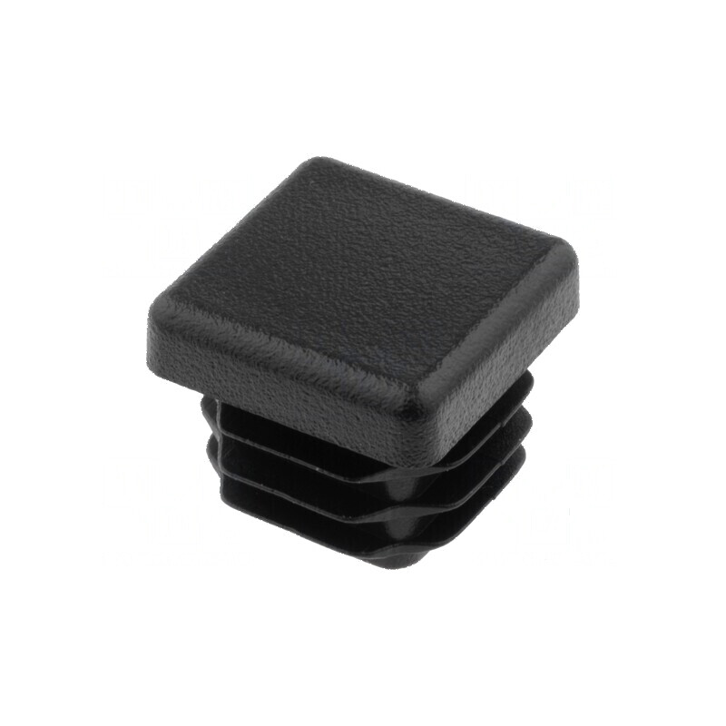 Obturator negru pentru profil Corp H: 16,5mm LDPE L: 20mm | Electronic-mag.ro | Componente Electronice Obturator negru pentru profil Corp H: 16,5mm LDPE L: 20mm | Electronic-mag.ro | Componente Electronice