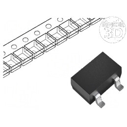 Tranzistor N-MOSFET unipolar 30V 100mA 0,15W SOT523 ESD | Electronic-mag.ro | Componente Electronice