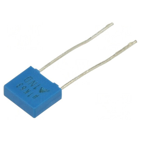 Condensator poliester 100nF 40VAC 63VDC 5mm ±10% THT | Electronic-mag.ro | Componente Electronice