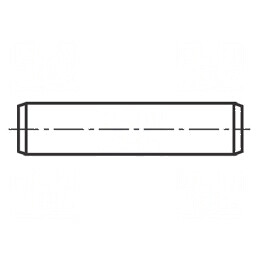 Știft cilindric din oțel inoxidabil A2 Ø 2,5mm L 5mm | Electronic-mag.ro | Componente Electronice