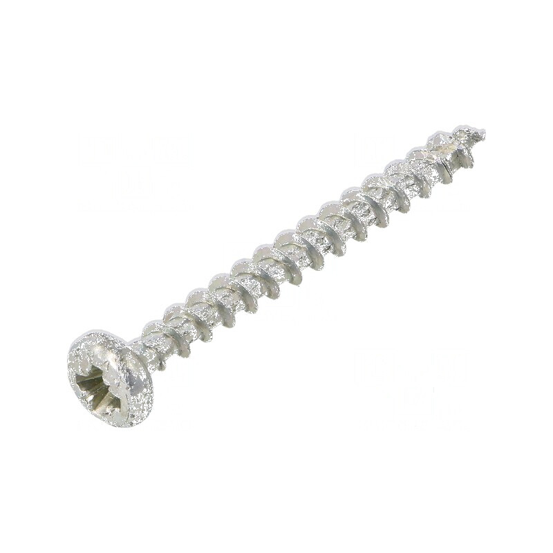 Şurub SPAX® 4x40 mm Cap Rotund Pozidriv PZ2 Oţel Zincat | Electronic-mag.ro | Componente Electronice