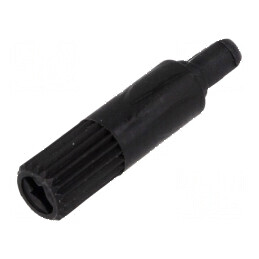 Buton rotativ negru 18,7mm pentru ax | Electronic-mag.ro | Componente Electronice