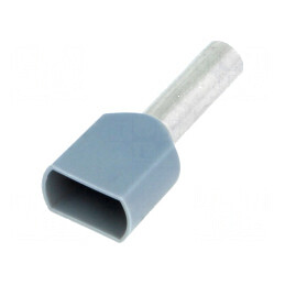 Tub de capăt izolată dublă cupru 4mm2 12mm cositorit | Electronic-mag.ro | Componente Electronice