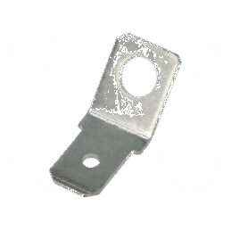 Terminal plat 6,3mm 0,8mm tată M4 neizolat alamă | Electronic-mag.ro | Componente Electronice