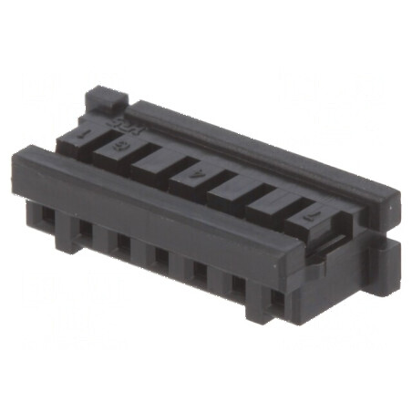 Conector cablu-cablu/PCB mufă mamă PIN 7 DF3 Pas 2mm drept | Electronic-mag.ro | Componente Electronice