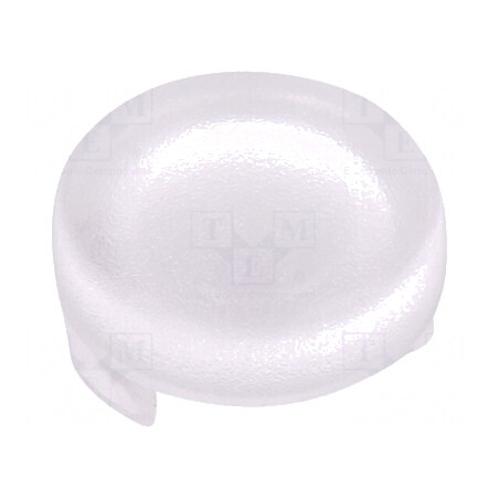 Lentilă LED rotundă transparentă 5mm UL94V-2 din policarbonat | Electronic-mag.ro | Componente Electronice