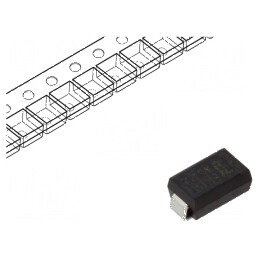 Diodă redresoare SMD 1kV 1A 75ns SMA Ufmax 1,7V Ifsm 30A | Electronic-mag.ro | Componente Electronice