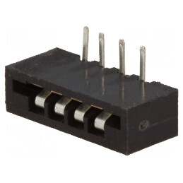 Conector FFC/FPC 90° 4 PIN Non-ZIF THT cositorit | Electronic-mag.ro | Componente Electronice