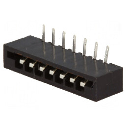 Conector FFC/FPC 90° 7 PIN Non-ZIF THT cositorit | Electronic-mag.ro | Componente Electronice