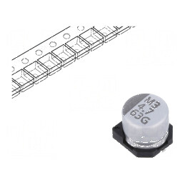 Condensator electrolitic SMD 4,7uF 63VDC ±20% -55÷105°C | Electronic-mag.ro | Componente Electronice