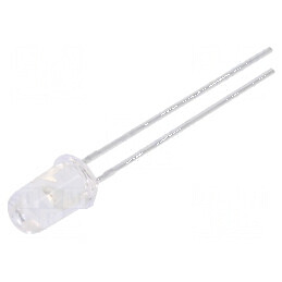 LED 5mm roșie 780-1300mcd 30° convex 1,6-2,6V | Electronic-mag.ro | Componente Electronice