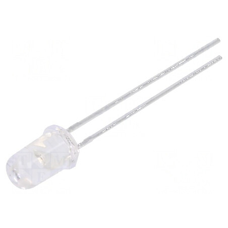 LED 5mm roșie 780-1300mcd 30° convex 1,6-2,6V | Electronic-mag.ro | Componente Electronice