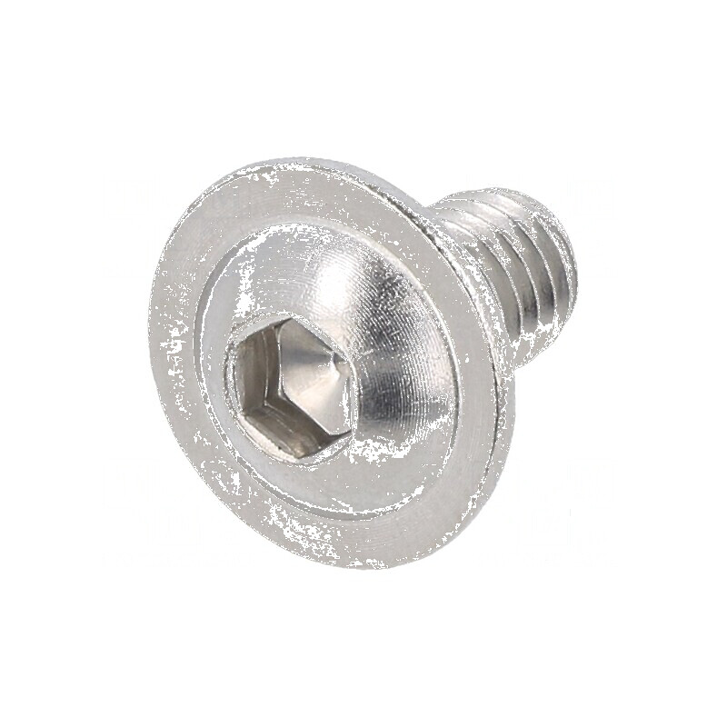 Şurub cu flanşă M6x10, Cap buton imbus HEX 4mm, ISO 7380-F | Electronic-mag.ro | Componente Electronice Şurub cu flanşă M6x10, Cap buton imbus HEX 4mm, ISO 7380-F | Electronic-mag.ro | Componente Electronice
