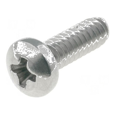 Şurub UNC 4-40 x 6,4 mm cu cap rotund Phillips PH1 | Electronic-mag.ro | Componente Electronice