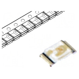 LED SMD 0603 Albastru 11,2÷45mcd 1,6x0,8x0,35mm 130° 5mA | Electronic-mag.ro | Componente Electronice