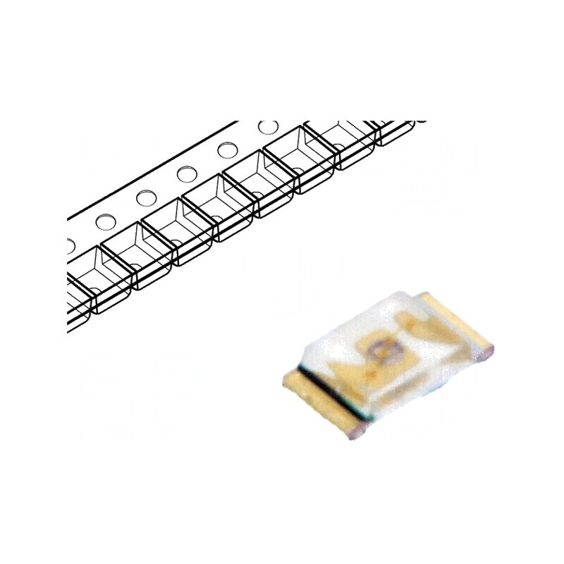 LED SMD 0603 Albastru 28-180mcd 1,6x0,8x0,3mm 130° 2,8-3,8V | Electronic-mag.ro | Componente Electronice