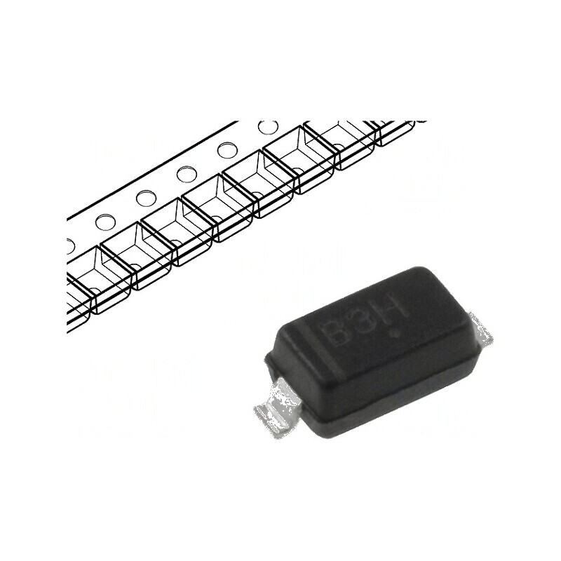 Diodă Schottky SMD 30V 0,5A SOD123 | Electronic-mag.ro | Componente Electronice