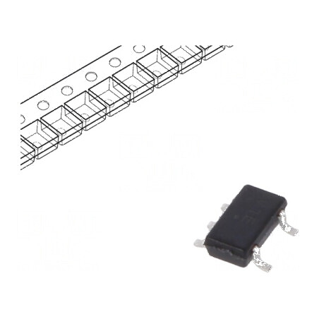 Circuit integrat digital NAND CMOS SMD TSOP5 1 canal 2 intrări 2÷5,5VDC -55÷125°C | Electronic-mag.ro | Componente Electronice