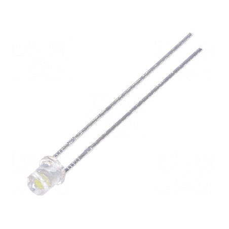 LED 3mm alb rece 11000K 100° plat 780-1300mcd | Electronic-mag.ro | Componente Electronice