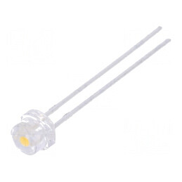 LED 4,8mm Alb Cald 1300-2200mcd 100° Convex | Electronic-mag.ro | Componente Electronice