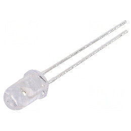 LED 5mm galben 1800-2500mcd 45° convex | Electronic-mag.ro | Componente Electronice
