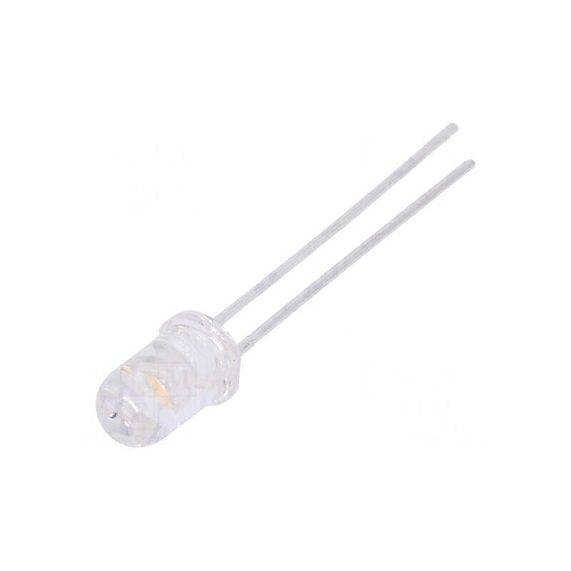LED 5mm Alb Cald 2900-5000mcd 60° Convex | Electronic-mag.ro | Componente Electronice