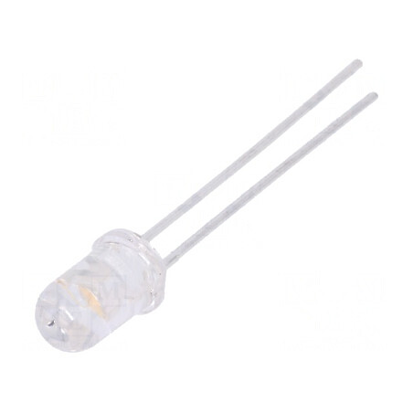 LED 5mm Alb Cald 2900-5000mcd 60° Convex | Electronic-mag.ro | Componente Electronice