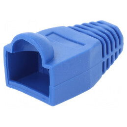 Protecție mufă RJ45 6,5mm albastră | Electronic-mag.ro | Componente Electronice