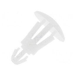 Ştift montare poliamidă 6,3mm clichet naturală | Electronic-mag.ro | Componente Electronice