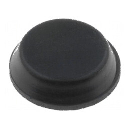 Picioruş autoadeziv negru gumă 12,7mm x 11,5mm x 3,8mm | Electronic-mag.ro | Componente Electronice