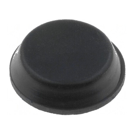 Picioruş autoadeziv negru gumă 12,7mm x 11,5mm x 3,8mm | Electronic-mag.ro | Componente Electronice