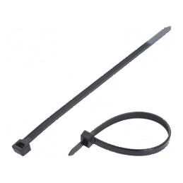 Colier de strângere poliamidă 213mm negru 533N | Electronic-mag.ro | Componente Electronice