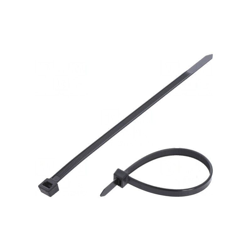 Colier de strângere poliamidă 213mm negru 533N | Electronic-mag.ro | Componente Electronice