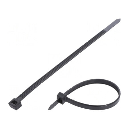 Colier de strângere poliamidă 213mm negru 533N | Electronic-mag.ro | Componente Electronice