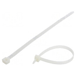 Colier de strângere poliamidă 213mm x 7,6mm 533N naturală | Electronic-mag.ro | Componente Electronice