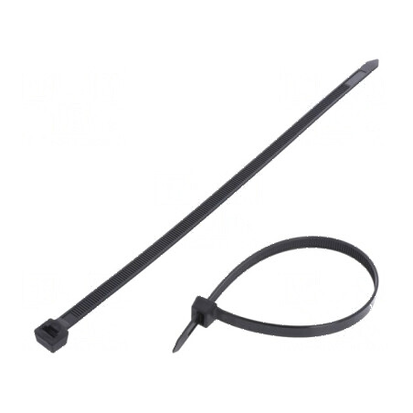 Colier de strângere poliamidă 250mm 7,6mm 533N negru | Electronic-mag.ro | Componente Electronice