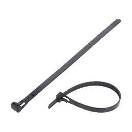 Colier de strângere poliamidă 200mm x 7,6mm | Electronic-mag.ro | Componente Electronice