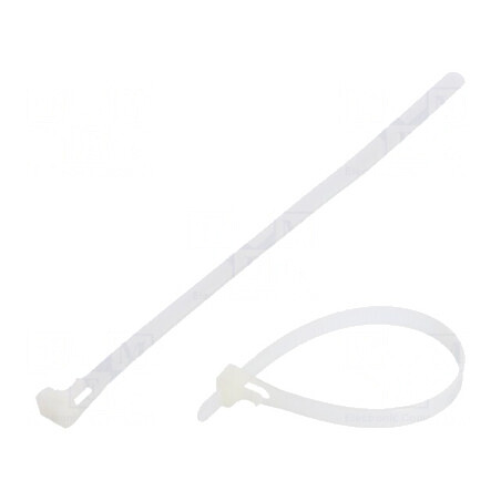 Colier de strângere poliamidă 200mm x 7,6mm | Electronic-mag.ro | Componente Electronice