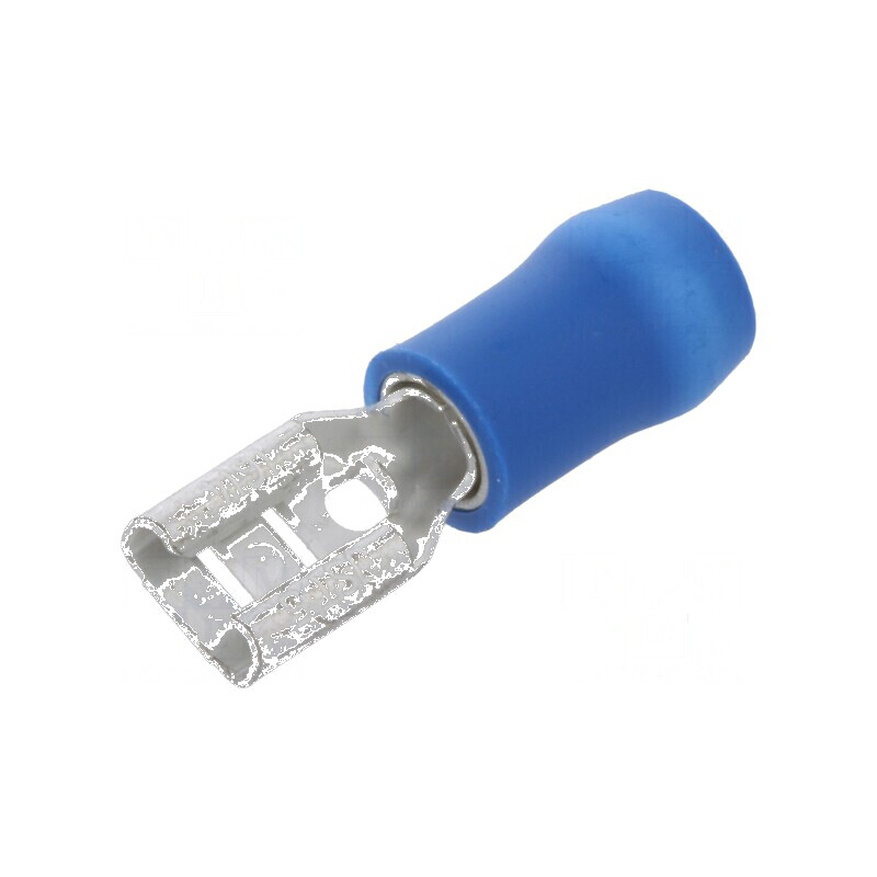 Terminal plat 4,8mm mamă 1÷2,5mm2 crimpat pe cablu | Electronic-mag.ro | Componente Electronice