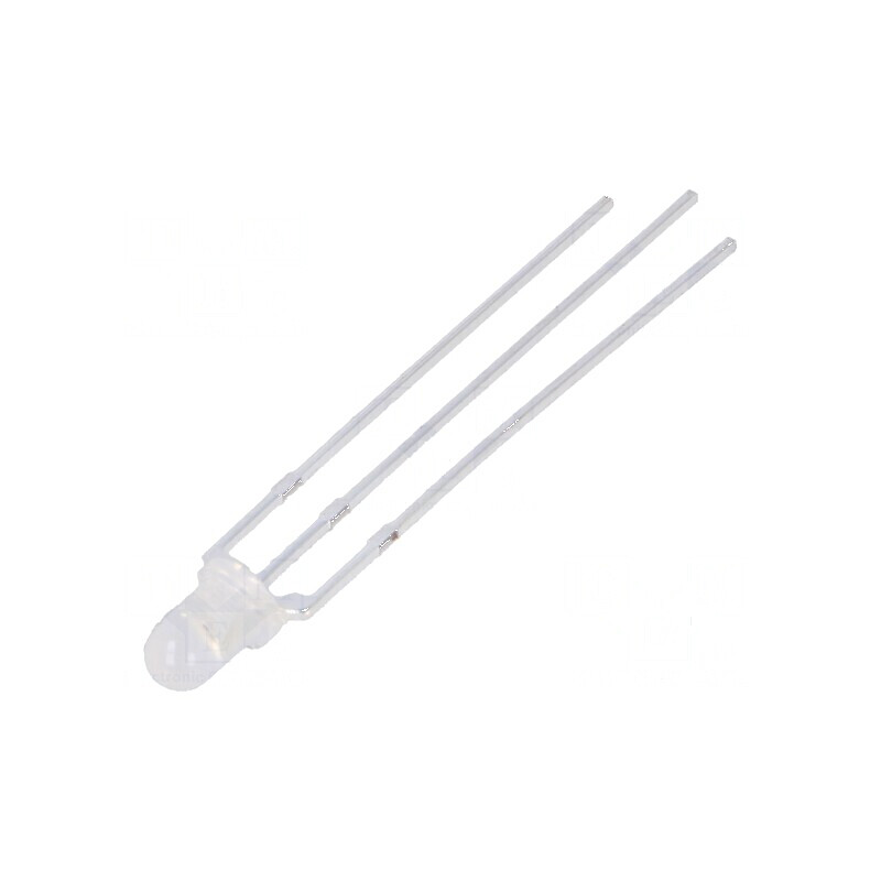 LED 3mm roșie galben-verde 30° convex | Electronic-mag.ro | Componente Electronice