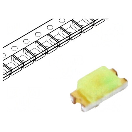 LED SMD 0603 albastru 80-200mcd 1,6x0,8x0,6mm | Electronic-mag.ro | Componente Electronice