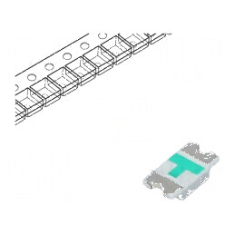LED SMD 1206 galben 80÷100mcd 3,2x1,6x0,8mm 140° 20mA 78mW | Electronic-mag.ro | Componente Electronice