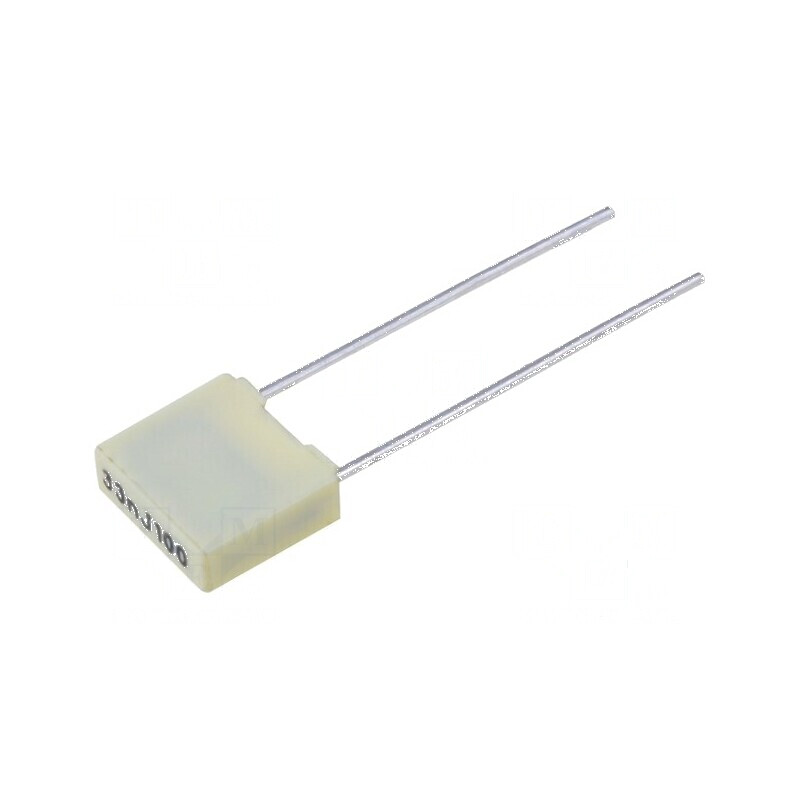 Condensator poliester 33nF 63VAC 100VDC 5mm ±5% -55÷105°C | Electronic-mag.ro | Componente Electronice