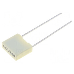 Condensator poliester 4,7nF 200VAC 400VDC 5mm ±5% THT R82 | Electronic-mag.ro | Componente Electronice