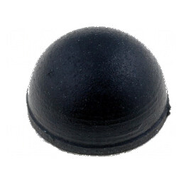 Picioruş autoadeziv negru din gumă 6,7mm x 4,2mm | Electronic-mag.ro | Componente Electronice