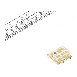 LED SMD 0606 verde/albastru/galben 1,6x1,6mm 20mA | Electronic-mag.ro | Componente Electronice
