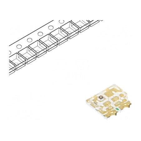 LED SMD 0606 verde/albastru/galben 1,6x1,6mm 20mA | Electronic-mag.ro | Componente Electronice