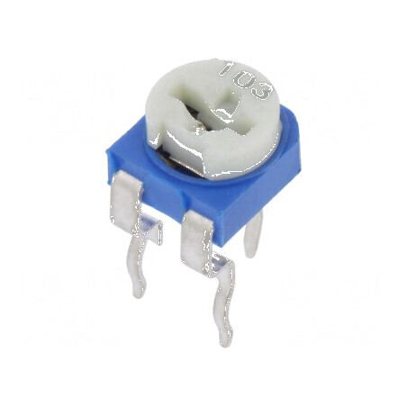 Potențiometru orizontal 10kΩ 100mW de montare singură | Electronic-mag.ro | Componente Electronice